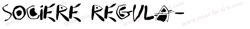 Sociere Regula字体转换